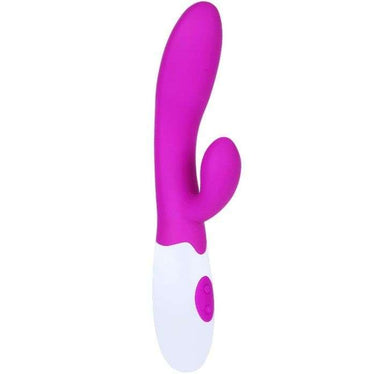 Vibratore Massaggiatore Alvis in Silicone con 30 Modalità, Viola
